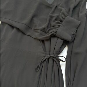 Lulu's Black Asymmetrical Dress